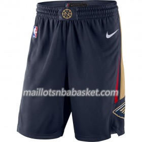 New Orleans Pelicans Homme Shorts Navy 2018-19 Nike Swingman